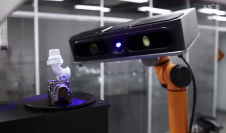 3D视觉系统扫描与采集现场